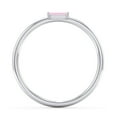 thumbnail image 3 of East-West Stackable Baguette Birthstone Ring - Pink Tourmaline (October), 3 of 5