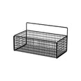thumbnail image 4 of Cestas de cocina colgantes sobre la puerta del gabinete Organizador Cesta Organizador de almacenamiento de cocina Organización de fregadero de hierro Negro Sunnimix Cesta de almacenamiento, 4 of 8