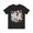 Black, variant on Floral Graphic Unisex 100 Cotton Vintage Artwork Short Sleeve Jersey 27