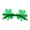 F, variant on Dserhfy St Patrick's Day Glasses Glitter Shamrock Beer Bottle Eyeglasses Green Lucky Irish-themed Photo Booth Props for Home Party Favors