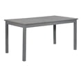 thumbnail image 2 of Home Square 3 Piece Patio Set with Dining Table and 2 Benches in Gray Wash, 2 of 9