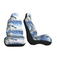 thumbnail image 3 of Pofeuu Christmas Snowman In The Snow Print Automotive Car Seat Covers Flat Cloth Full Set Seat Covers,Car Seat Covers front seats for Cars Trucks and SUVs-1, 3 of 9
