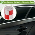 thumbnail image 2 of Unique Bargains Universal Reflective Tape Safety Warning Tape Reflector Conspicuity Tape for Trailer Trucks Bike Red White 10ft x 2", 2 of 5