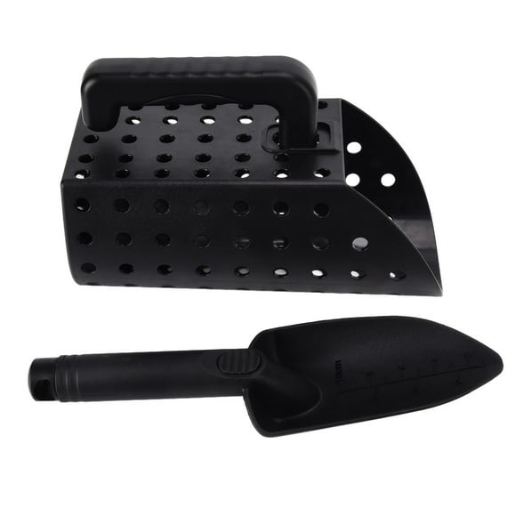 FAGINEY Metal Tools,Metal Detecting Sand Scoop,Metal Detecting Shovel ABS Efficient Lightweight Multi Purpose Sand Sifter for Children Adults