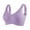 *Purple, variant on CENGNIAN Women's 1 Piece Seamless Sports Bras,Ladies Ribbed Push Up Everyday Underwear,Adjustable Strap Bralette For Women,Beige,Size XXL