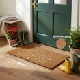 thumbnail image 2 of Abbott Tree of Life Doormat – Extra-Wide Coir & PVC, Embossed Tree Design, 18x46" – Long Natural Doormat, Symbolic Entryway Decor, 2 of 6