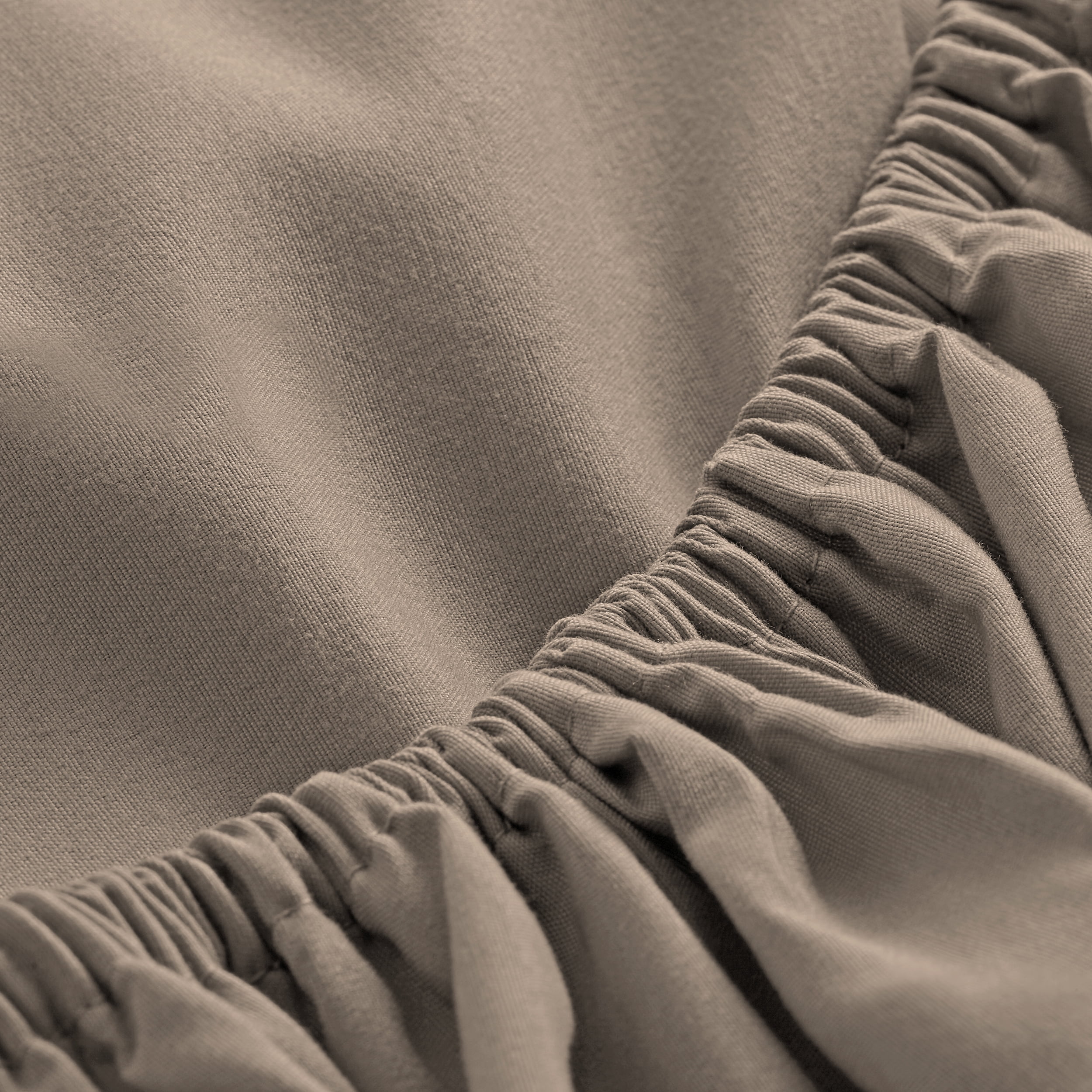 Bare Home Microfiber 5-Piece Cocoa/Taupe Comforter, Taupe Sheet Set Reversible Bed in a Bag, King