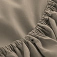 thumbnail image 4 of Bare Home Microfiber 5-Piece Sand/Taupe Comforter, Taupe Sheet Set Reversible Bed in a Bag, King, 4 of 6