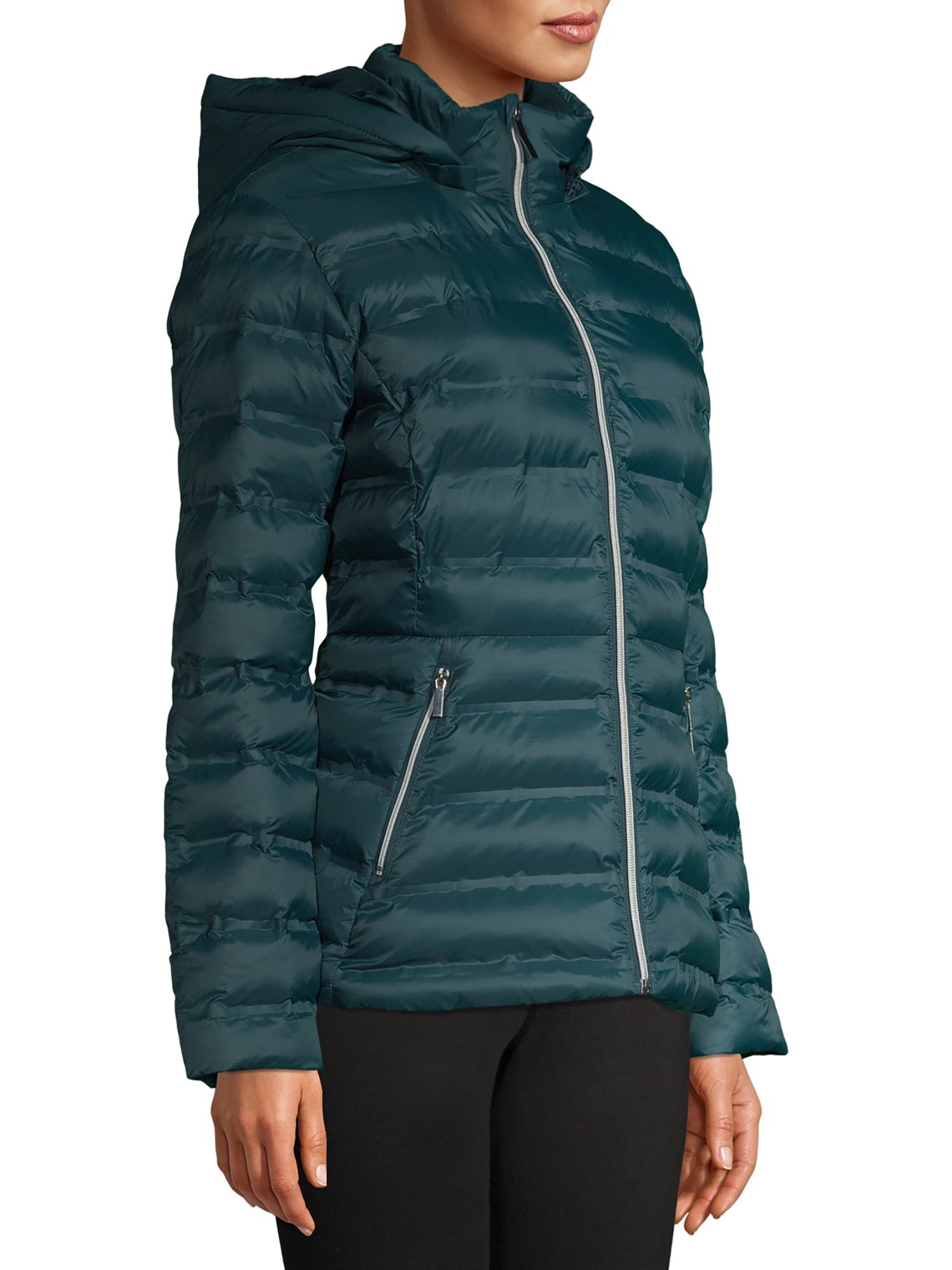 packable puffer jacket with hood