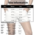 thumbnail image 4 of Shorts for Women Dressy Casual Summer High Waisted Wide Leg Chino Shorts Tailored Business Work Solid Shorts with Pockets, S, 4 of 6