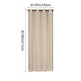 thumbnail image 3 of Weloille Rideau de Pluie Extérieur Imperméable 1 Pce, Bâche Épaissie Résistante aux UV et aux Déchirures, Rideau d'Ombrage Coupe-Vent Résistant au Froid Robuste pour Patio, Véranda, Gazebo, Balcon, 3 of 6