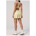 thumbnail image 2 of AEXTO Robe de Tennis avec Short Intégré et Soutien-Gorge Robe Athlétique pour Femmes Été Découpes Torsadée Robe d'Entraînement de Golf, 2 of 17