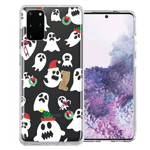 MUNDAZE For Samsung Galaxy S20 Halloween Christmas Ghost Design Double Layer Phone Case Cover