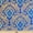 Royal Blue / Gold, variant on Metallic Floral Brocade Fabric 60" By Yard in Red Gold White Purple Blue Green (Royal Blue / Gold)