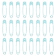 thumbnail image 1 of Shisuyan Goupille de Sécurité Verte 100 Pcs 1.2X0.3In, 1 of 8