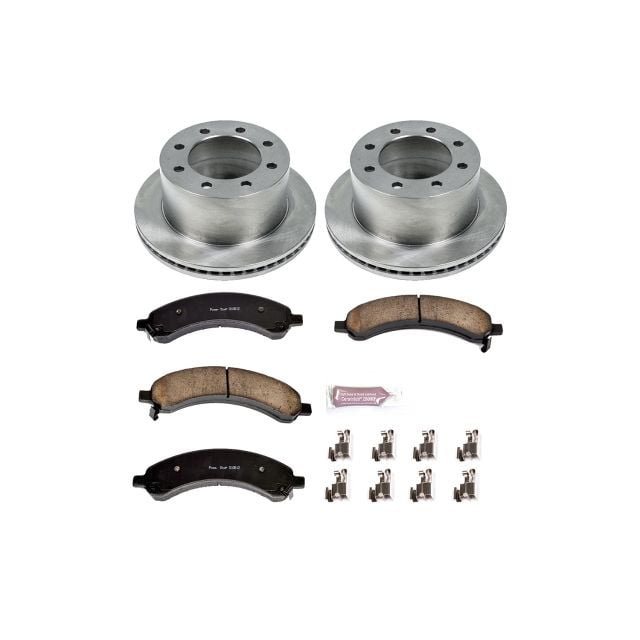 Powerstop Brake Disc and Pad Kits 2-Wheel Set Rear New for Chevy KOE5328
