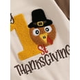 thumbnail image 6 of Binshrliy Baby Boy Thanksgiving Clothes Jumpsuits 3M 6M 12M 18M Newborn Turkey Embroidery Long Sleeve  one-piece  Bodysuit Autumn Clothing for Infant, 6 of 7