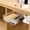#174White, variant on Portable Under-Desk Storage Rack, Drill-Free Under-Desk Drawer and Storage Box, Hidden Organization Solution, Adhesive Mount, Holds Notebooks, Pens, Small Supplies, Maximizes Desk Space