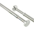 thumbnail image 4 of KAKOWELY Tringle Extensible Sans Perçage pour Sécher les Vêtements, Tringle de Rideau de Douche en Acier Inoxydable, Tringle à Ressort Rétractable à Tension pour Salle de Bain et Garde-Robe (50CM),19.69"X0.79"X0.79 Pouces, 4 of 5