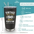 thumbnail image 2 of 75th Birthday Gifts for Men, 1949 Birthday Gifts for Him, 75th Birthday Gifts Ideas, 75 Years Old Birthday Gifts, Birthday Gifts for Him Turning Age 75, Best 75th Ever Birthday Gifts 20oz Tumbler, 2 of 6
