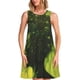 thumbnail image 1 of Balery Screaming Horror Art Vestidos de verano para mujer con estampado: vestido holgado sin mangas, vestido playero informal y cómodo para días calurosos., 1 of 7