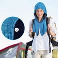 thumbnail image 1 of Fiudx Toalla con Capucha, Toalla Deportiva de Secado Rápido, Toalla de Gimnasio de Microfibra Suave, Diseño Compacto y Ligero, Absorbente de Sudor Multiusos, Ideal para Acampar Al Aire Libre y Viajes, 1 of 6