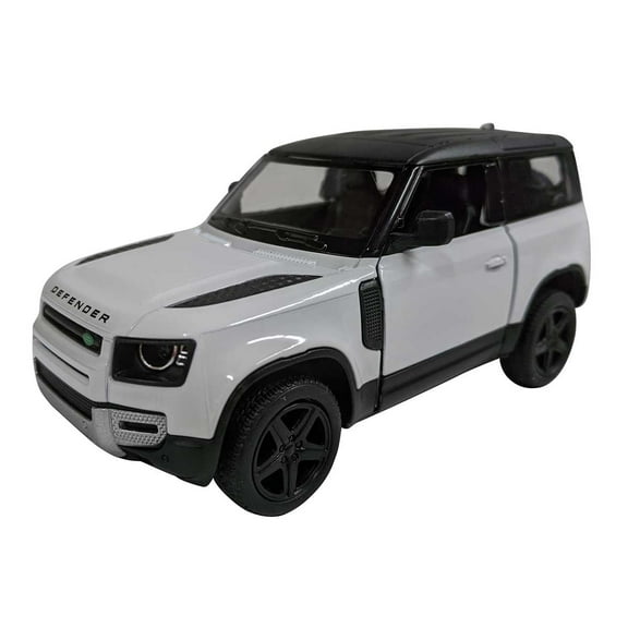 5" Die-cast: Land Rover Defender 90 (White) 1/36 Scale