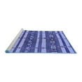 thumbnail image 2 of Ahgly Company Machine Washable Indoor Rectangle Oriental Blue Industrial Area Rugs, 2' x 5', 2 of 4