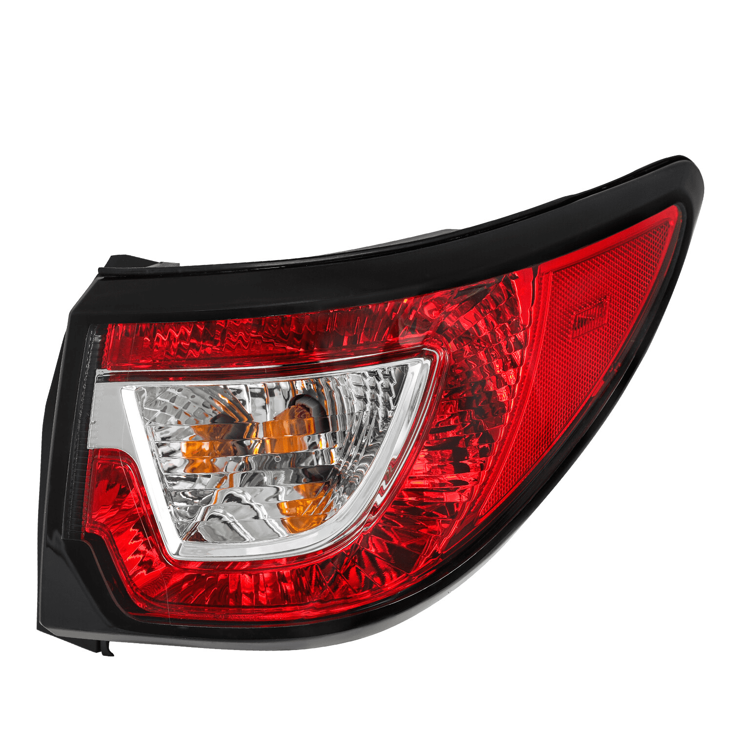 Titans Motors Tail Light Assembly for 2013-2017 Chevy Traverse Passenger Right Side Outer with Bulbs