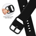 thumbnail image 2 of compatible Apple Watch SE 40mm Pin Buckle Silicone Watch Band Cheap and fine, 2 of 4