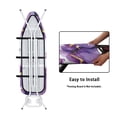 thumbnail image 4 of HELLHERO Ironing Board Cover with Purple flowers Pattern, 15x54 Inches Polyester - Cover for Ironing Board for Bedroom, Fashion Studio, Tailor Shop, 4 of 5