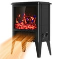 thumbnail image 4 of 1500W Electric Fireplace Heater with 3D Realistic Flame Effect, Overheat Safety Design, Adjustable Heating Modes, Suitable for Small Spaces, 4 of 9