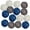 White-grey -Blue, variant on ATJIA Christmas Wicker Rattan Balls Decorative Balls Garden Wedding Party Coffee Table Decoration Craft Home Decor(2Inch,12/15pcs)