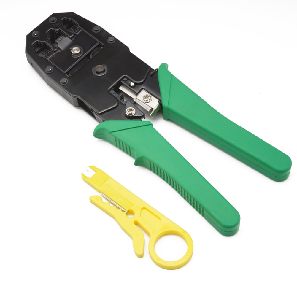 4Pcs Plastic Wire Cable Stripper Cutter Punch Down Crimper Plier Hand Tools 