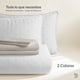 thumbnail image 2 of Set de 5 Piezas Edredón Ligero y Sábanas Individual Dreamlab, Colcha para Cualquier Temporada, Hipoalergénica, Diseño Trébol Blanco, Beige, 2 of 10