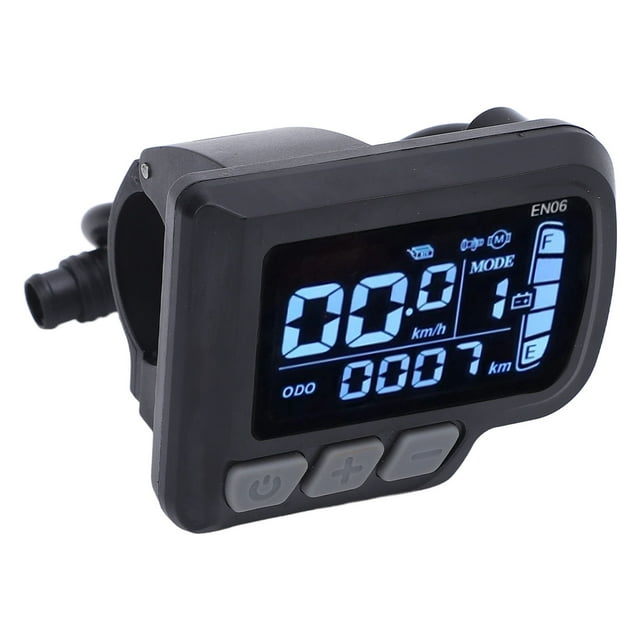 Panel LCD Para Scooter Eléctrico, Fácil De Instalar, Conector Ligero De 6 Pines, Resistente Al Agua, Panel De Pantalla LCD De Ciclo Eléctrico, Resistente, 24-48 V Para Montar