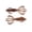 Brown, variant on 10Pcs Dual Color Soft Shrimp Fishing Lures with Glitter Flakes, Realistic Prawn Imitation Baits for Saltwater, Soft Plastic Worms for Bass, Gray