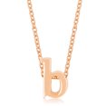 thumbnail image 1 of Precious Stars Rose Gold Finish Initial B Pendant Necklace, 1 of 1
