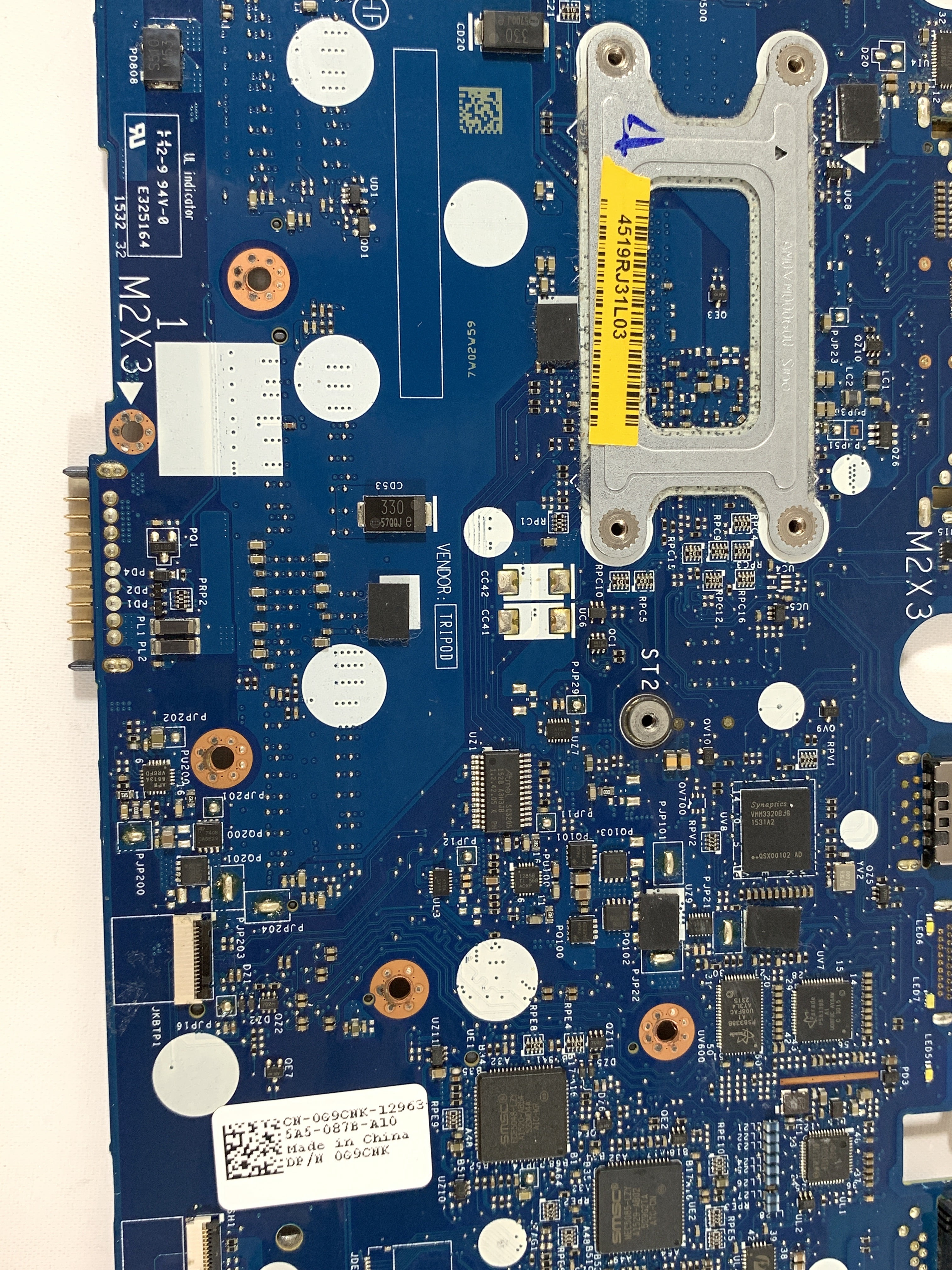 Dell Latitude E7250 Intel Core I5-5300U 2.3GHZ CPU Laptop Motherboard G9CNK Laptop Motherboards ZBZ00 LA-A971P - New