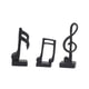 thumbnail image 2 of 3 piezas de notas musicales modernas, estatuas, esculturas, figuras de resina, símbolo musical, adorno Negro, 2 of 7