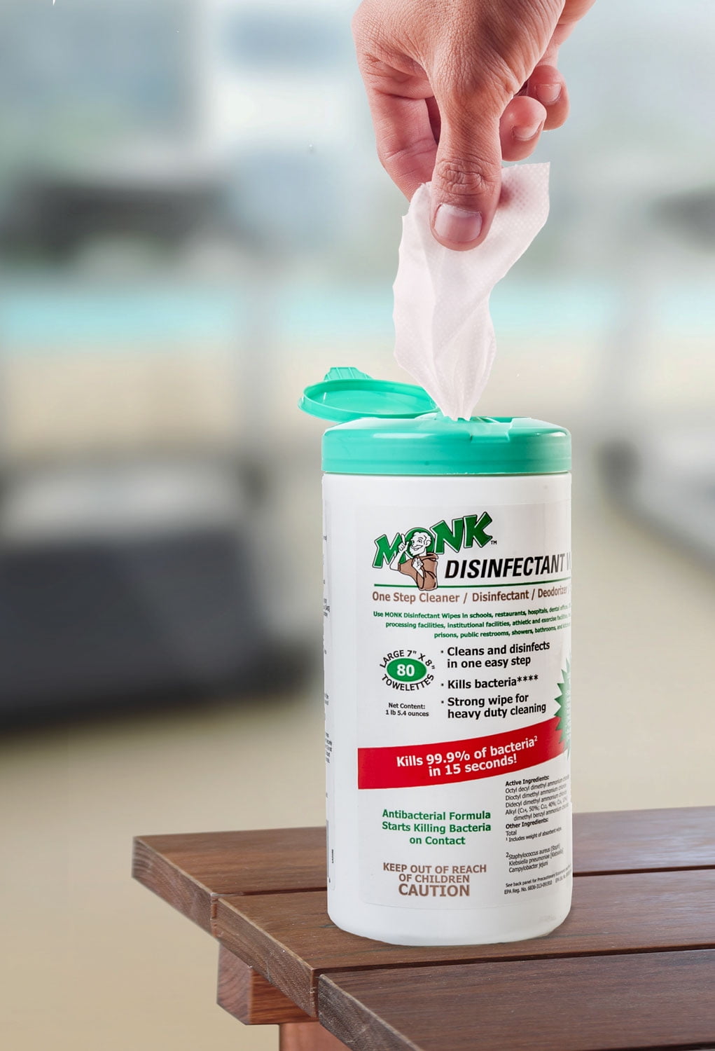 Monk Disinfectant Wipe - 80 ct.