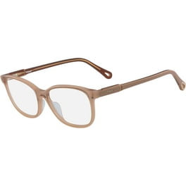 送料関税込 Chloe クロエ メガネ CE2735 ベージュ デモレンズ Chloe Ladies Black Round Eyeglass Frames CE2735 001 52