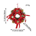 thumbnail image 2 of Guirnalda de Navidad DIY Guirnalda de Navidad Colgante Decoración de boda para el hogar (Rojo), 2 of 2