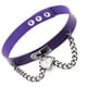 thumbnail image 2 of Minnieouse Punk PU cuero gargantilla cadena colgante corazón collares mujeres niñas gargantilla señora regalo joyería Ropa, zapatos y accesorios Miscelánea Púrpura Minnieouse PS11278-04, 2 of 6
