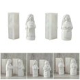 thumbnail image 2 of Bride Silicone Mold Easy Releasing Moulds Reusable Crafting Moulds Candle and Soaps Moulds Silicone Texture for Crafting, 2 of 5