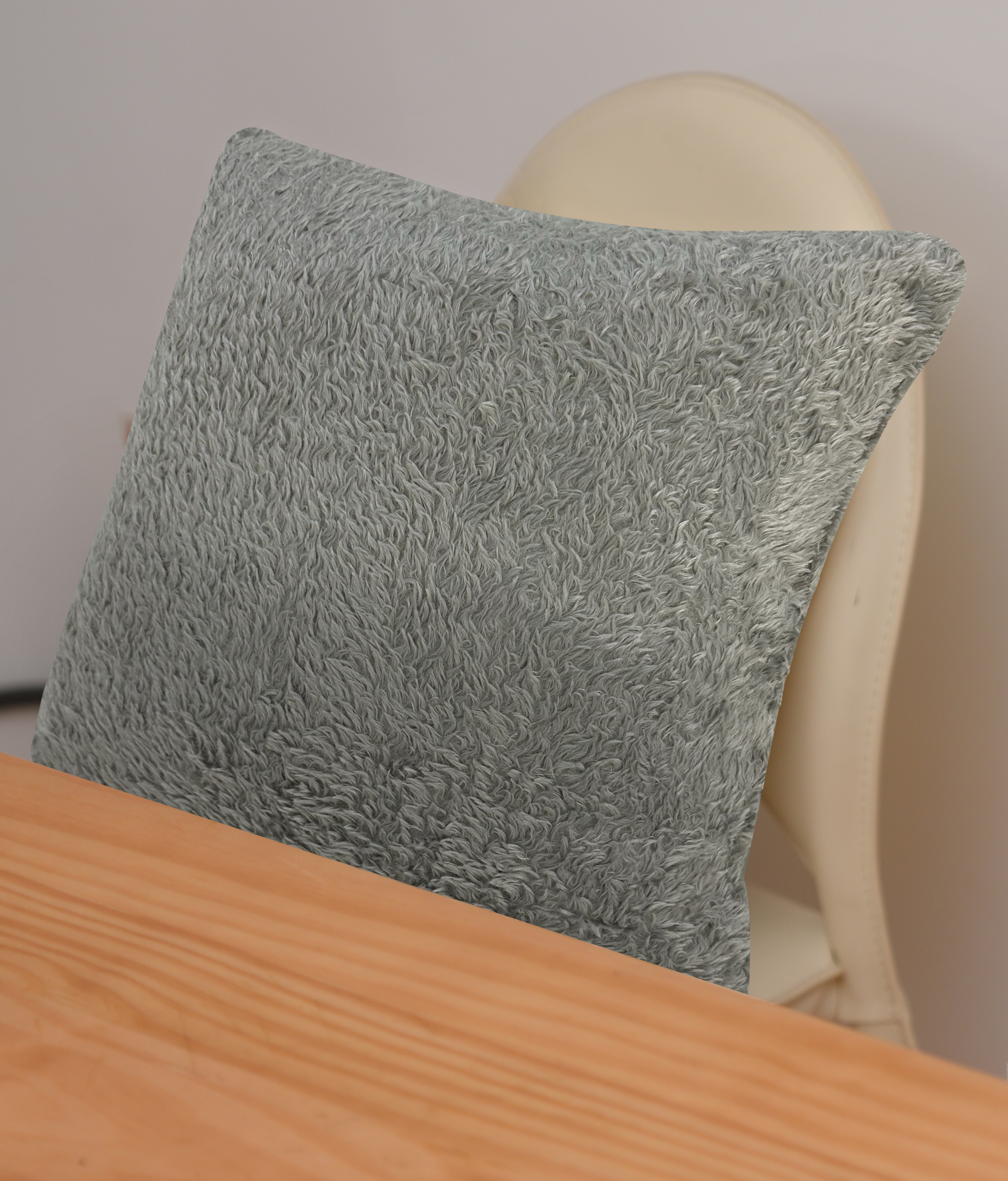 Madison Faux Fur Throw Pillow