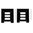 thumbnail image 1 of Labymos 2pcs 2.5" to 3.5" SSD HDD Metal Adapter Dock Case Caddy Mounting Bracket Hard Drive Holder For PC, 1 of 7