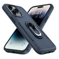 thumbnail image 3 of Elegant Choise Phone Case with Ring Stand for iPhone 14 Pro Max/14 Pro/14 Plus/14 Shockproof Armor Cover, Blue, 3 of 4