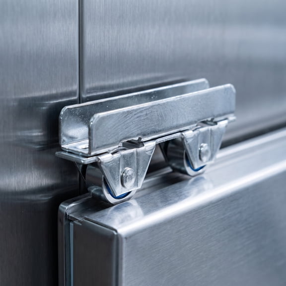 DEEPCRAFF 10-Pack Stainless for Glass Display Doors with Easy Installation Hardware