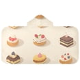 thumbnail image 5 of Yayeee Kids Hooded Towels Toddler Soft Absorbent Beach Bathing Wrap 50" x 23.5", Red Cakes, 5 of 5